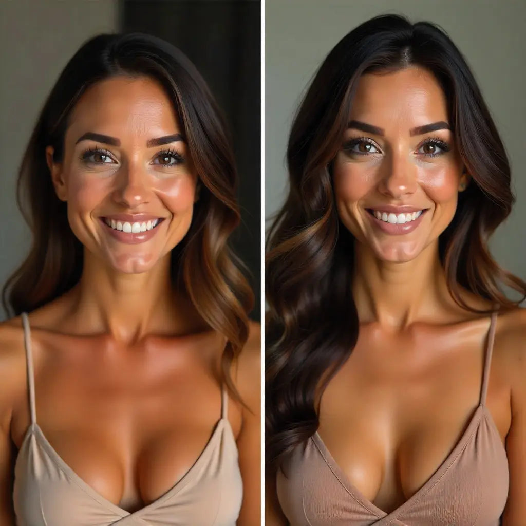 Spray Tan Before and After Pictures