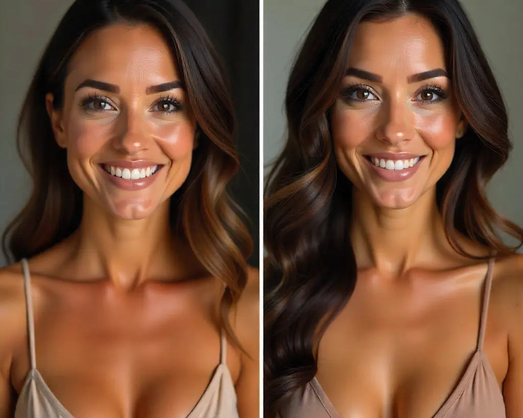 Spray Tan Before and After Pictures