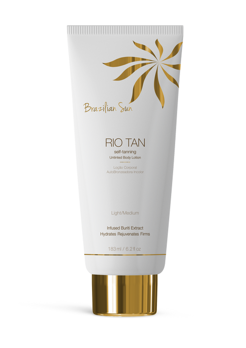 Brazilian Sun  Self-Tanning  clear Tan Lotion - LIGHT/MEDIUM - 6.2oz